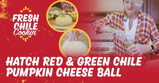 Hatch Red & Green Chile Pumpkin Cheese Ball | Fresh Chile Cookin'