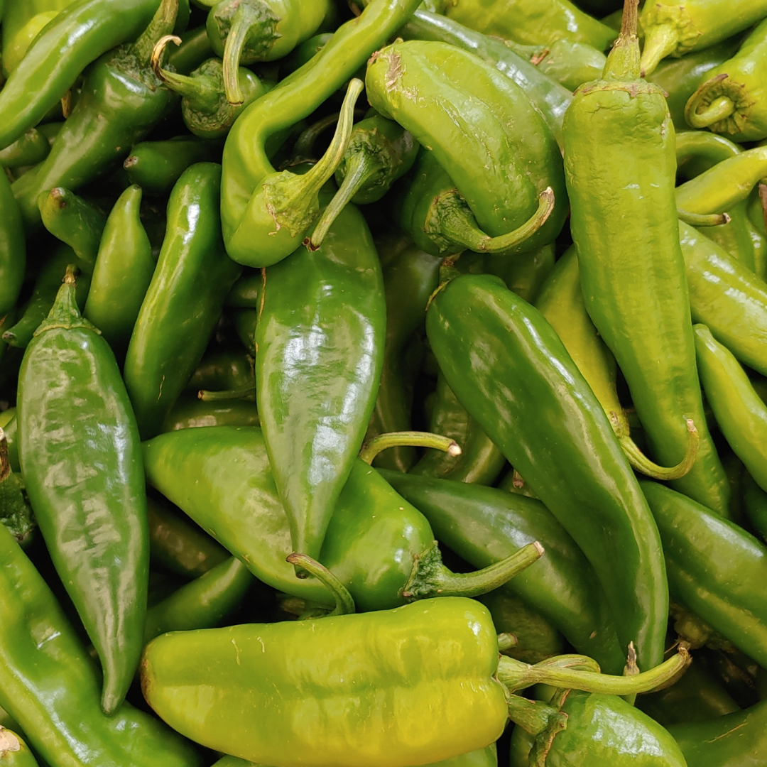 Fresh Big Jim Hatch Green Chile Peppers (Medium Heat) | Authentic Hatch Valley Flavor