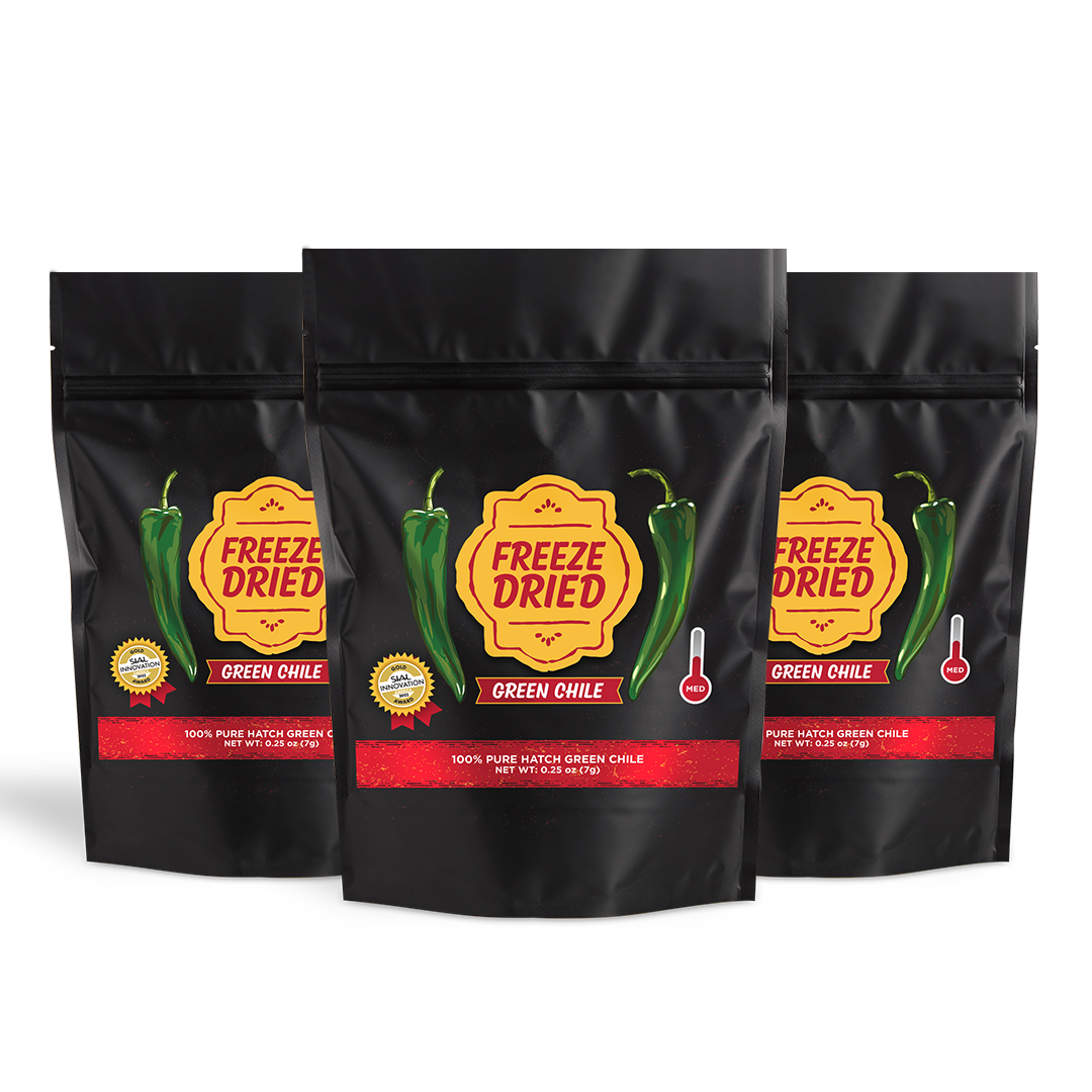 Freeze-Dried Chopped Hatch Green Chile Packs