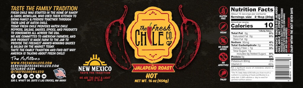 Red Jalapeño Roast - The Fresh Chile Company