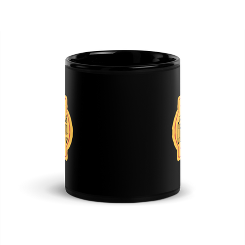 Fresh Chile Black Glossy Mug