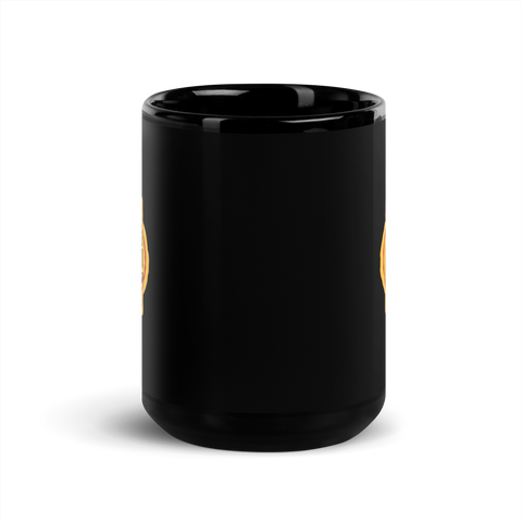 Fresh Chile Black Glossy Mug