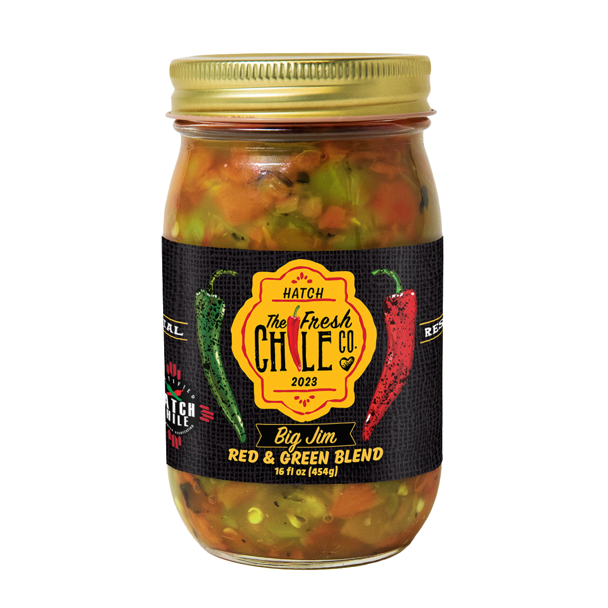 2023 Big Jim Hatch Red & Green Blend Chile (Medium)