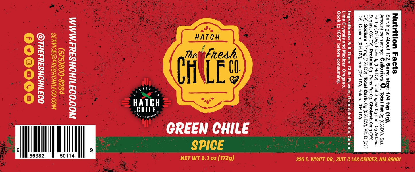 Hatch Green Chile Spice