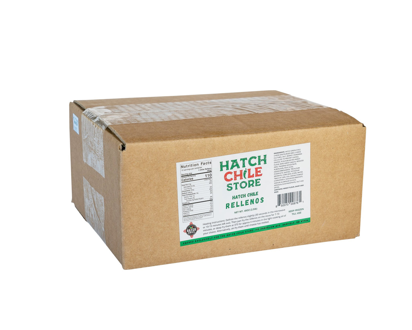 Hatch Chile Rellenos - The Fresh Chile Company