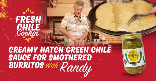 Creamy Hatch Green Chile Sauce for Smothered Burritos | Fresh Chile Cookin’