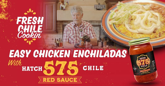 Easy Chicken Enchiladas with Hatch 575 Red Chile Sauce | Ready in 30 Minutes!