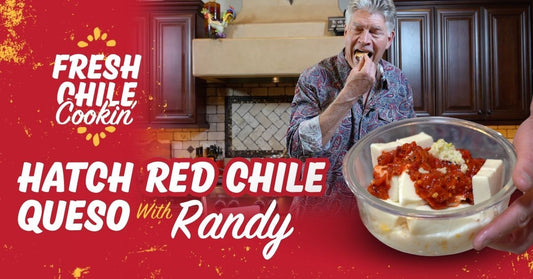 Hatch Green Chile Queso | Fresh Chile Cookin’ with Randy