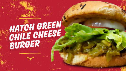 Hatch Green Chile Cheeseburger