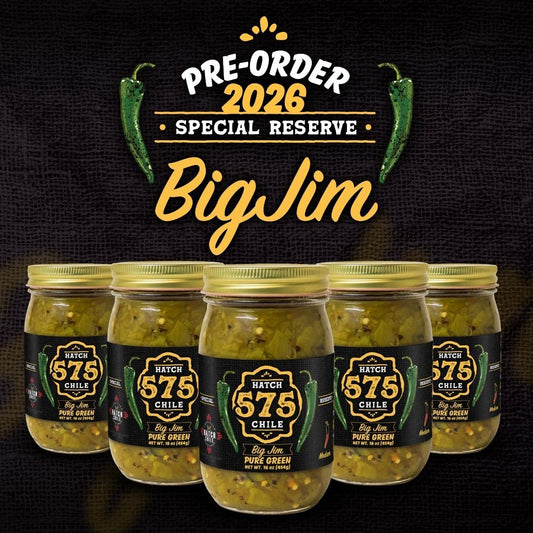 Pre-Order 575 Big Jim Hatch Green Chile (Medium) - The Fresh Chile Company