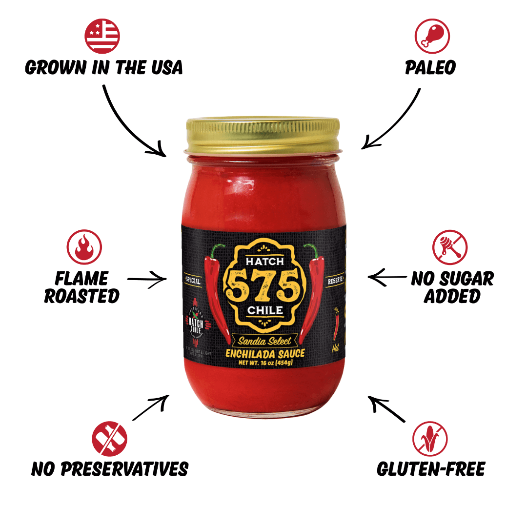 575 Sandia Hatch Red Enchilada Sauce (Hot)