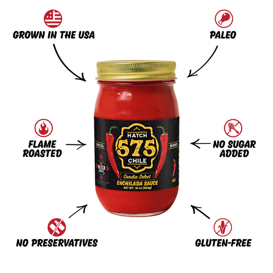 575 Sandia Hatch Red Enchilada Sauce (Hot)