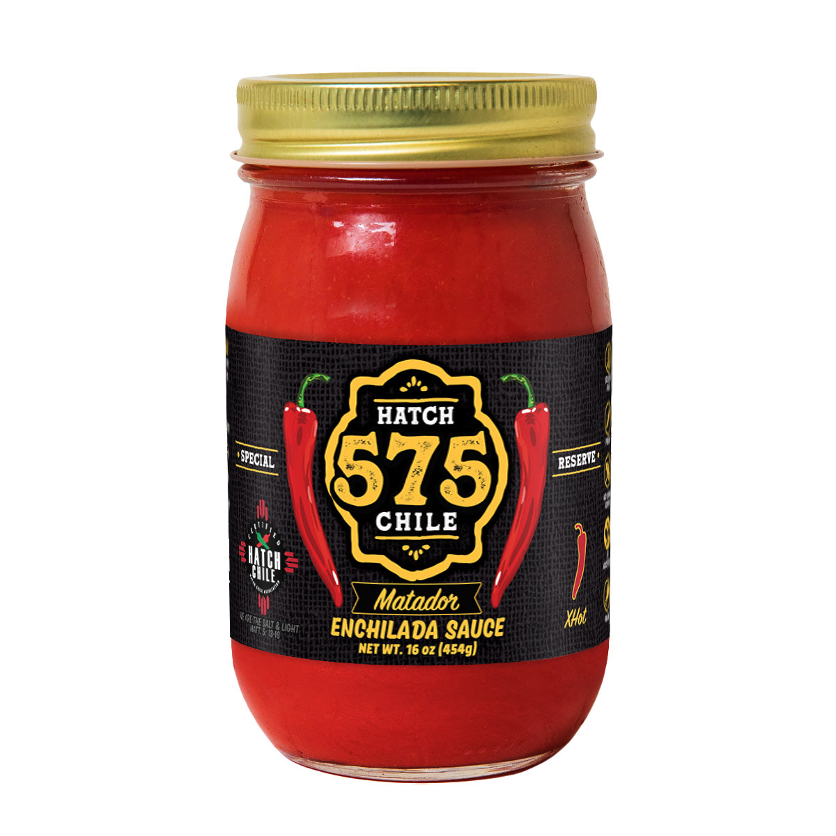 575 Matador Hatch Red Chile Enchilada Sauce (XHot) product image (primary)