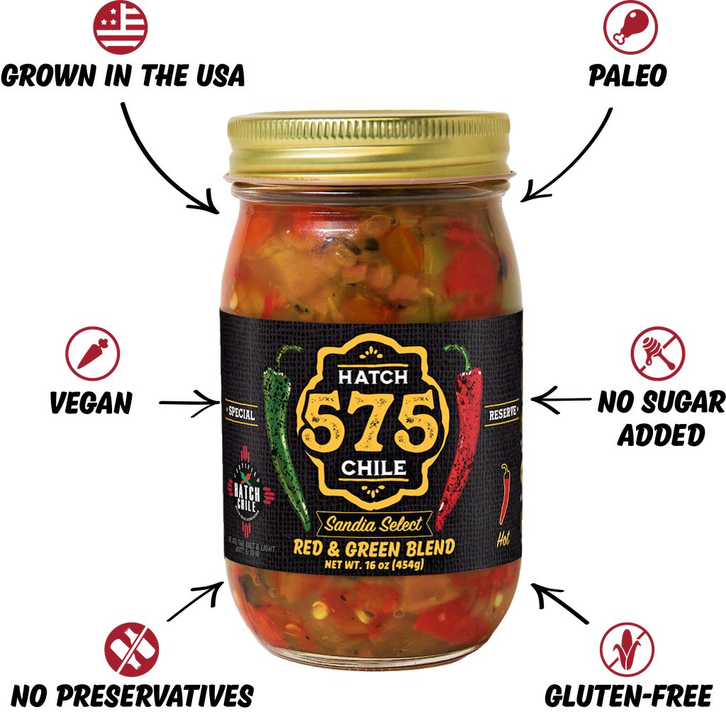 575 Sandia Select Hatch Red & Green Blend Chile (Hot)