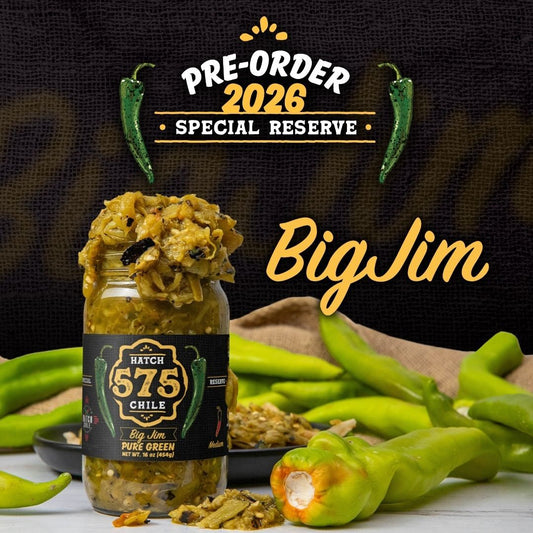 Pre-Order 575 Big Jim Hatch Green Chile (Medium)