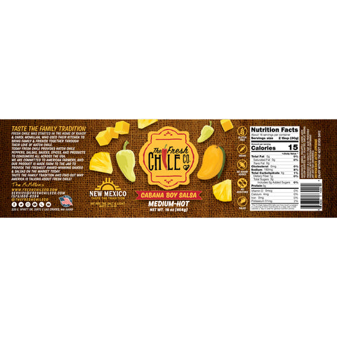 Cabana Boy Salsa - The Fresh Chile Company