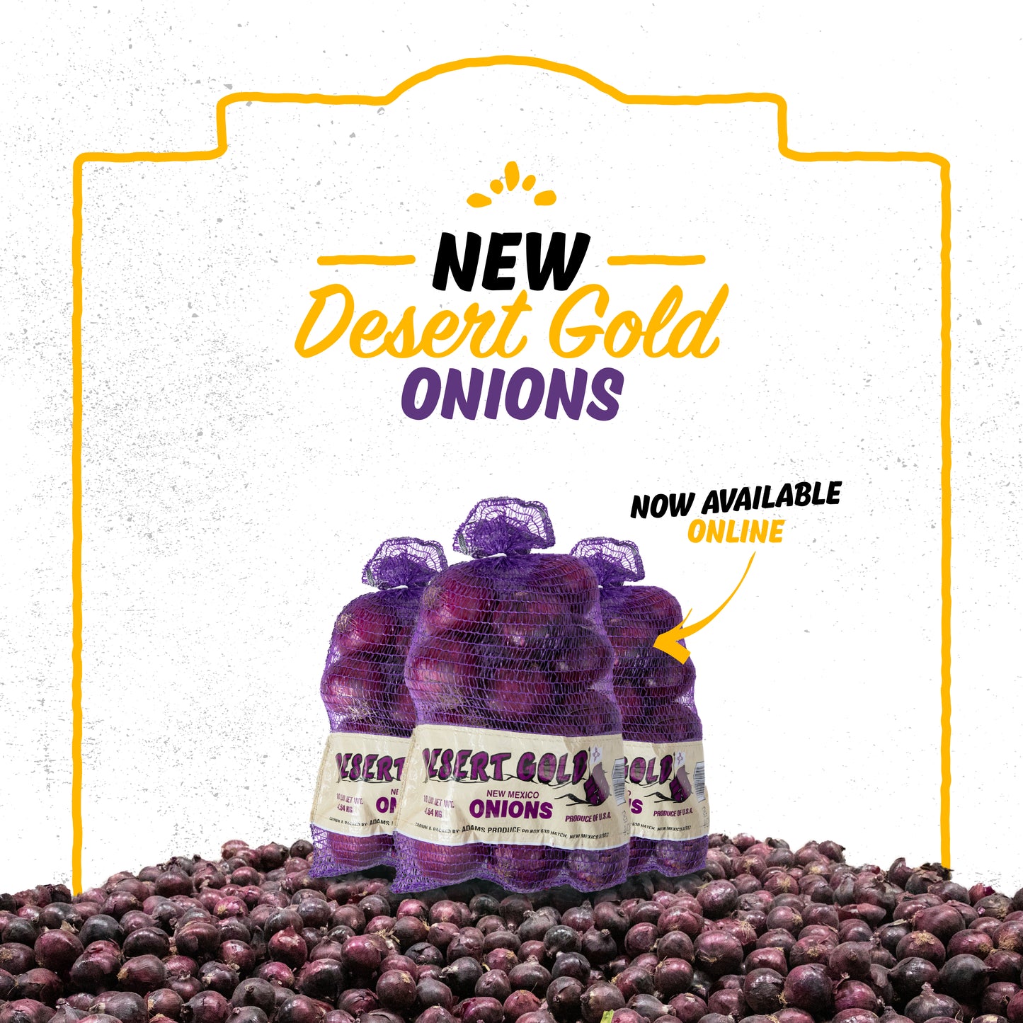 Desert Gold Purple Onions | Fresh Hatch Onions from New Mexico