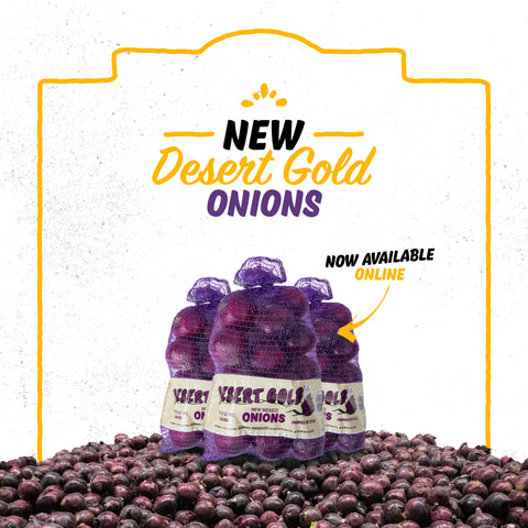 Desert Gold Purple Onions | Fresh Hatch Onions from New Mexico