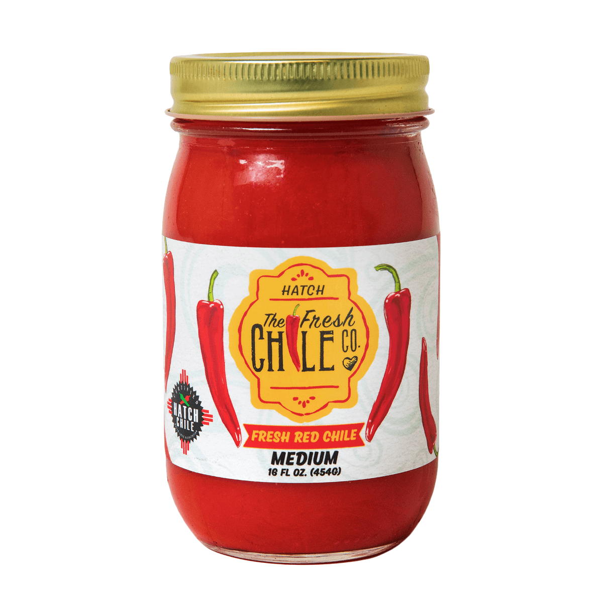 Fresh Hatch Red Chile Sauce jar