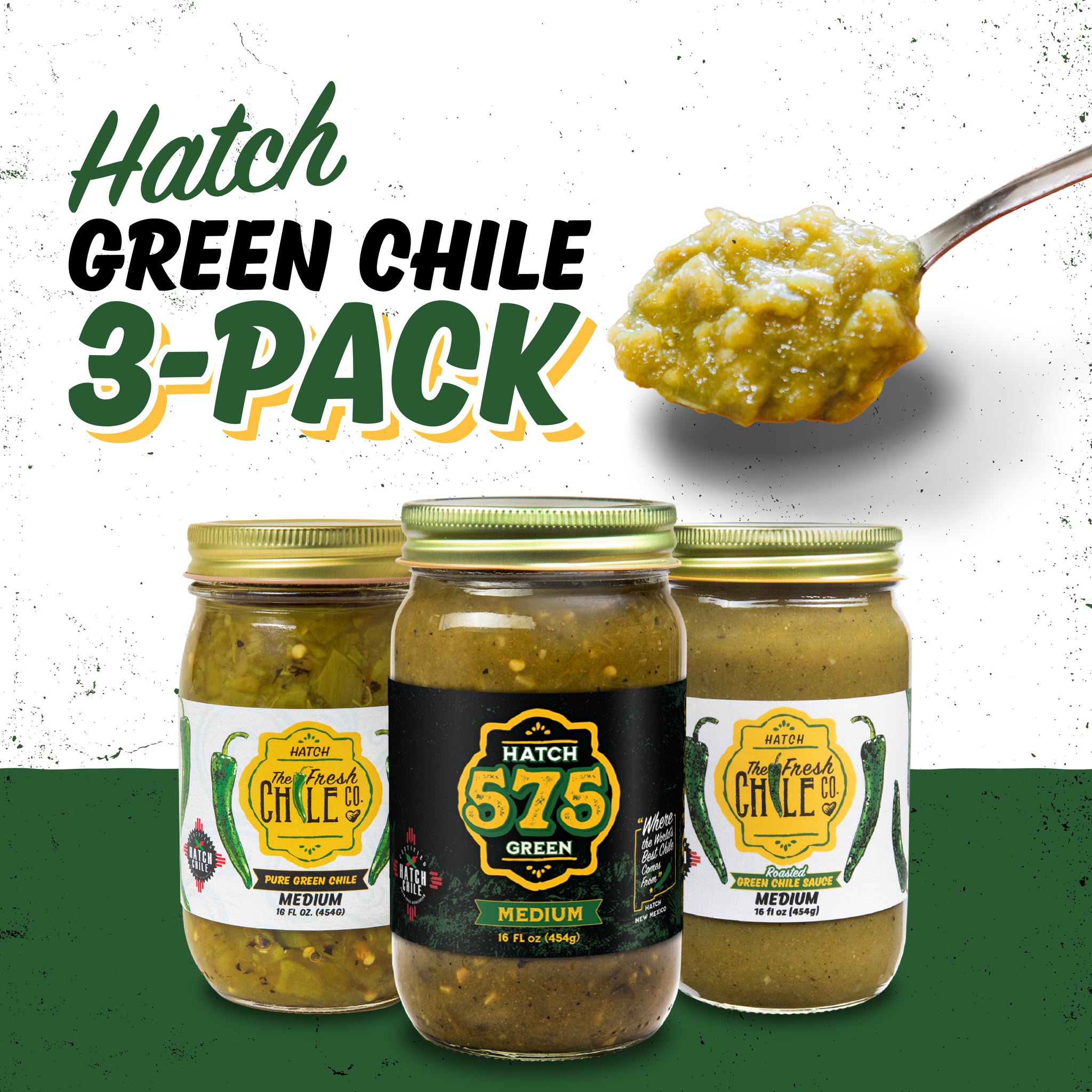Hatch Green Chile 3 Pack Fresh Chile