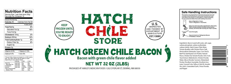 Hatch Green Chile Bacon