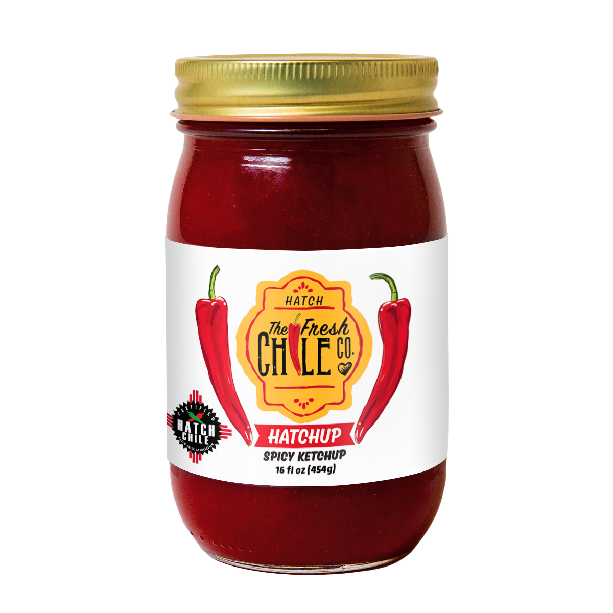 Hatchup Spicy Hatch Red Chile Ketchup bottle