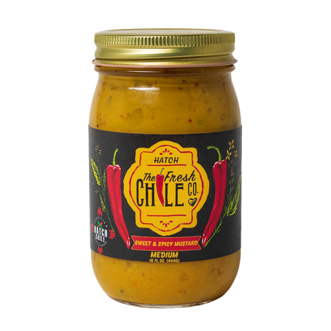Sweet & Spicy Hatch Chile Mustard jar