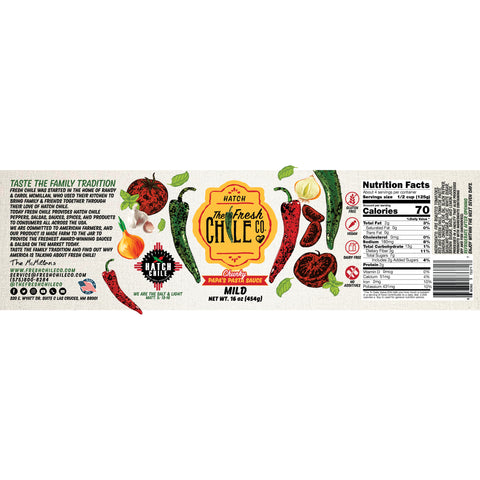 Mama's Marinara Sauce (Smooth Hatch Chile)