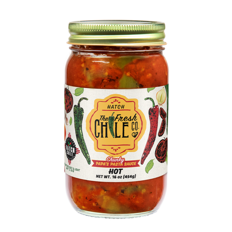 Papa's Pasta Sauce (Chunky Hatch Chile)
