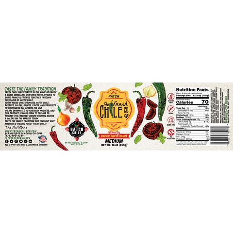Papa's Pasta Sauce (Chunky Hatch Chile)