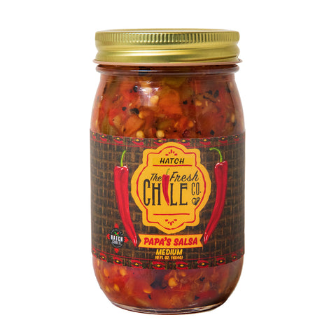 Papa's Chunky Hatch Chile Salsa jar