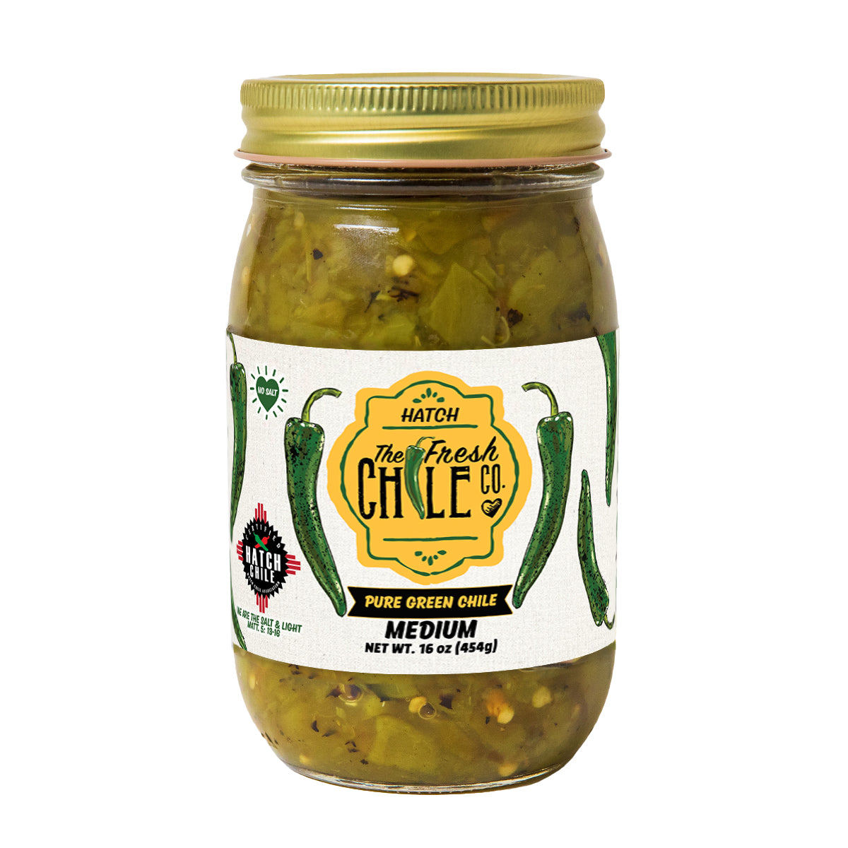 Pure Hatch Green Chile - No Salt - The Fresh Chile Company