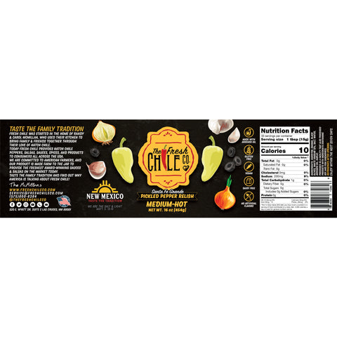 Santa Fe Grande (Pickled Pepper Relish)