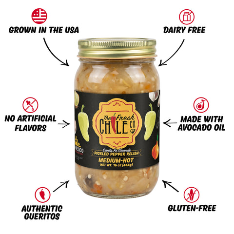 Santa Fe Grande (Pickled Pepper Relish)