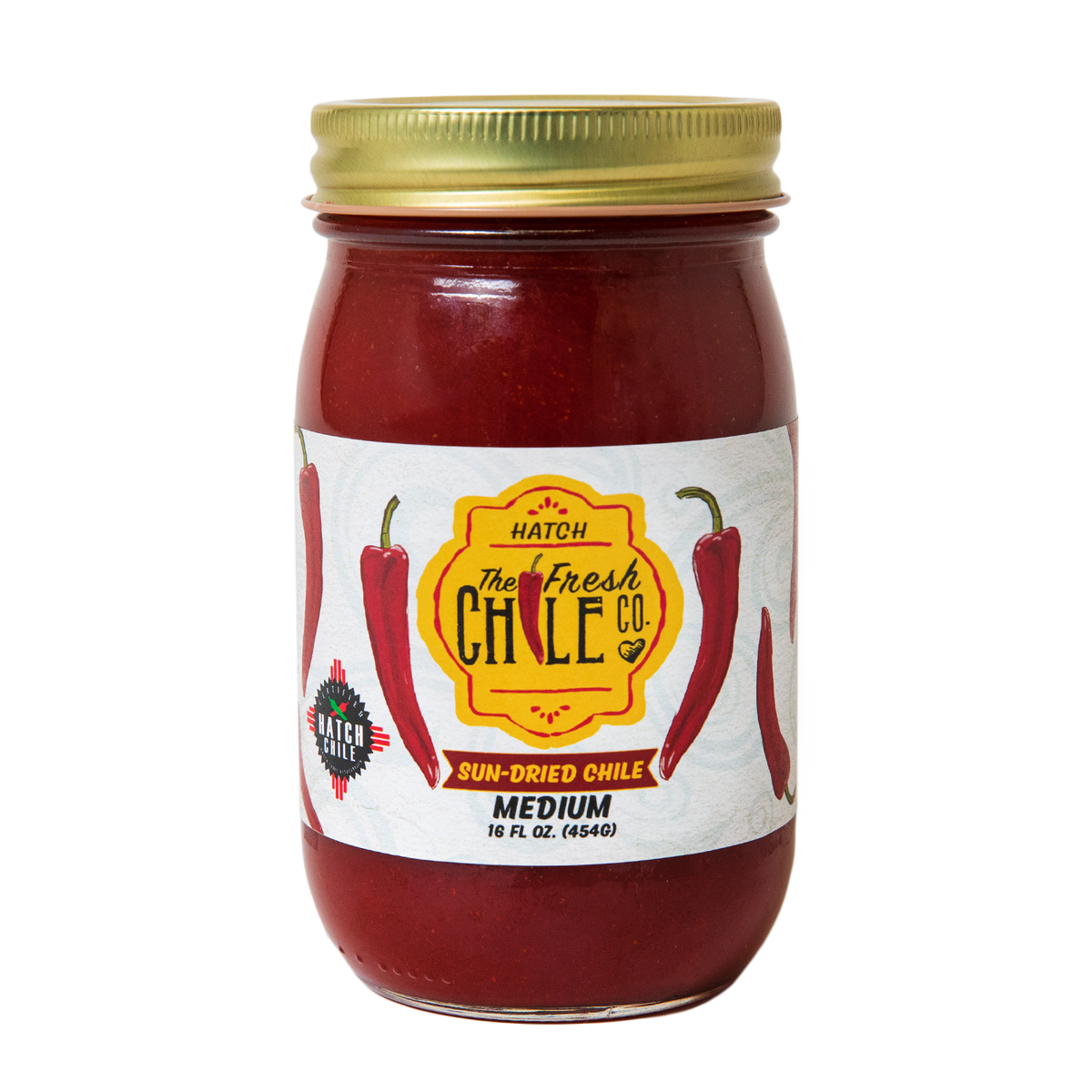 Sun-Dried Red Chile Sauce jar