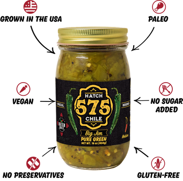 575 Big Jim Hatch Green Chile | Fresh Chile Co from Las Cruces, NM