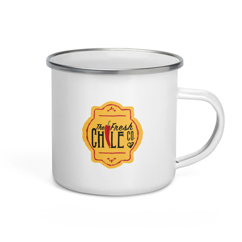 Fresh Chile Enamel Mug