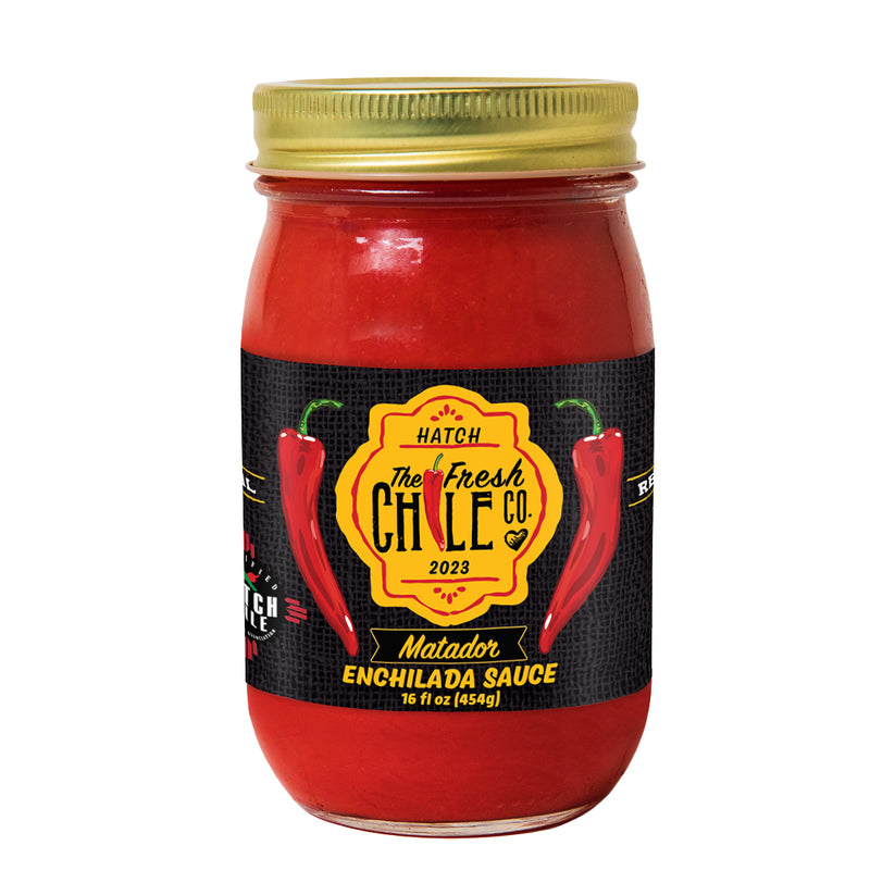 2023 Matador Hatch Chile Enchilada Sauce (XHot) Fresh Chile