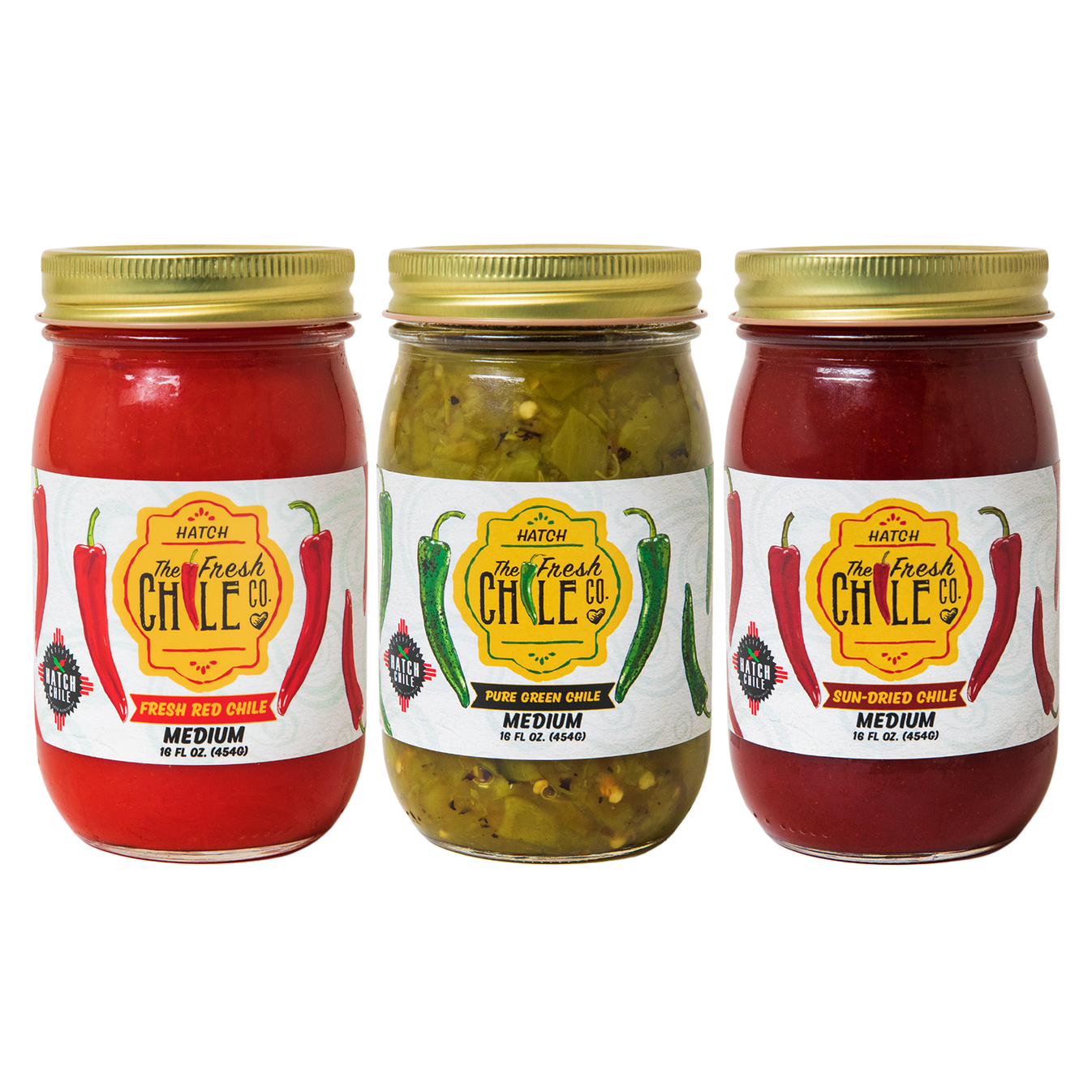 Traditional Hatch Chile Variety Pack The Fresh Chile Co