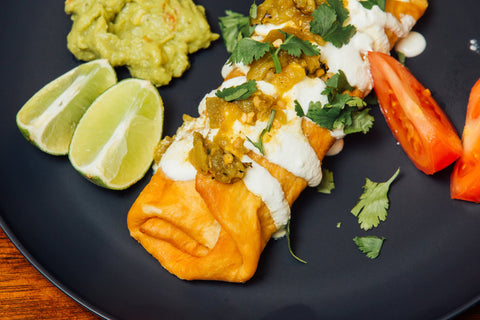 Hatch Green Chile Beef & Cheese Chimichangas - The Fresh Chile Company