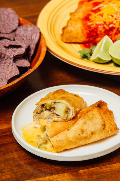 Beef and Cheese Chimichangas, Recipe